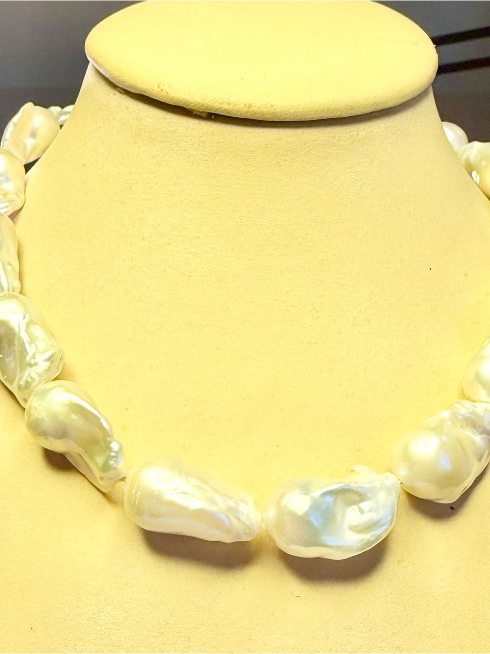 Baroque Pearl Necklace - White Baroque Pearls